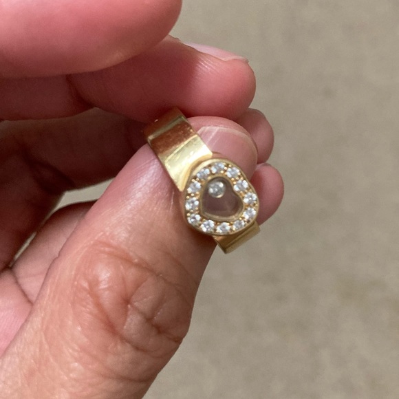 💯 Authentic 18k Chopard Happy Heart diamond ring - Picture 6 of 8